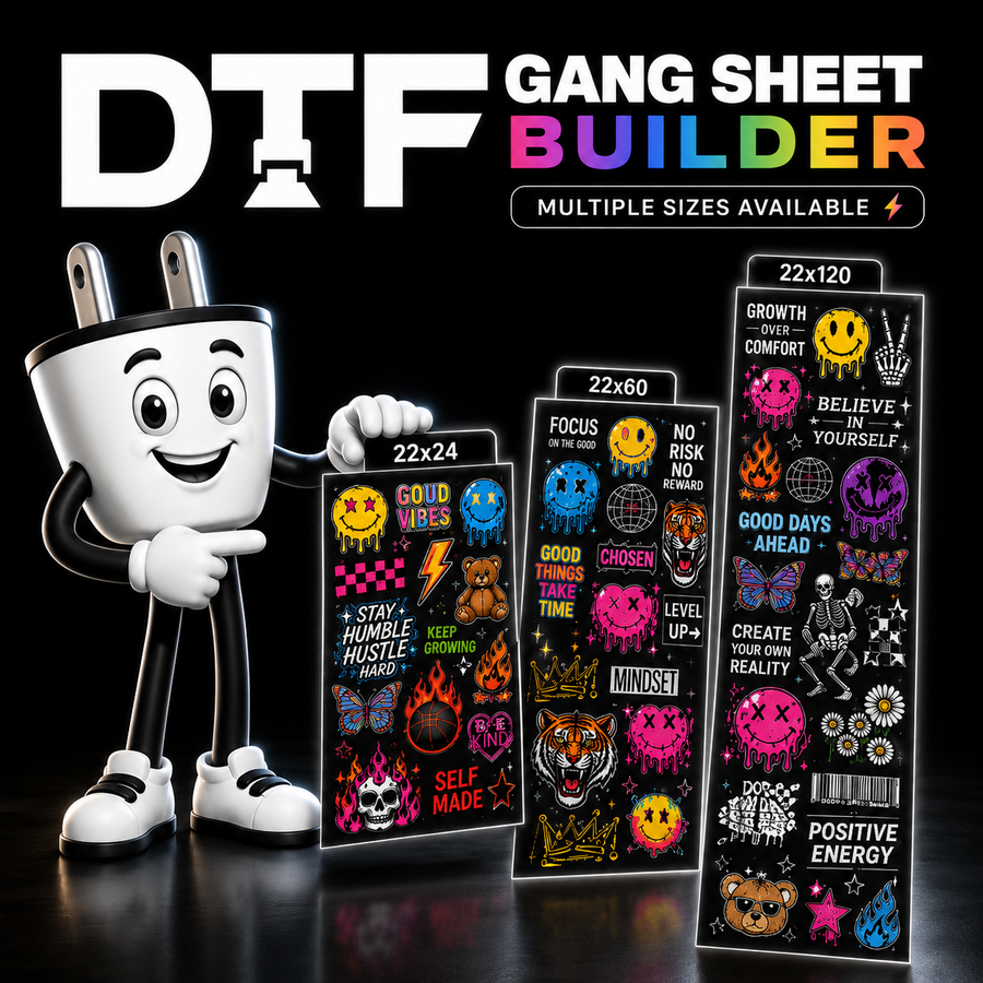 DTF Gang Sheet Builder — Best Value for Bulk DTF Orders